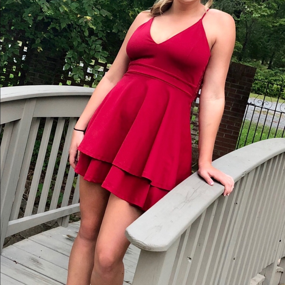 Red dress
